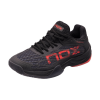 NOX Padel Schoenen AT10 Lux Zwart / Rood