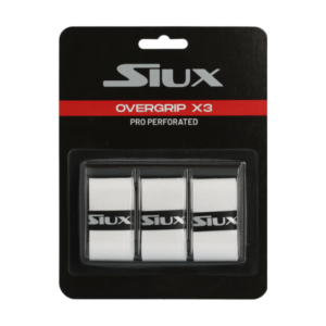 Siux Padel Overgrip Wit Geperforeerd - 3 stuks