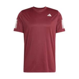 Adidas T-shirt Club 3-Stripes Padel Burgundy