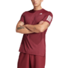 Adidas T-shirt Club 3-Stripes Padel Burgundy