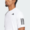 Adidas T-shirt Club 3-Stripes Padel Wit