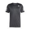 Adidas T-shirt Club 3-Stripes Padel Zwart