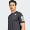 Adidas T-shirt Club 3-Stripes Padel Zwart